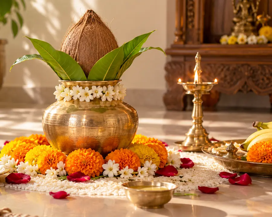 Upakarma — close ritual detail; original illustrative service photograph